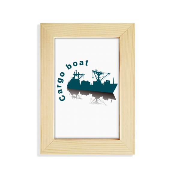 ships navigating ocean goods desktop display photo frame picture art painting 5x7 inch