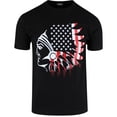 thumbnail image 1 of shirtbanc native american usa flag mens shirt (3xl, black), 1 of 3