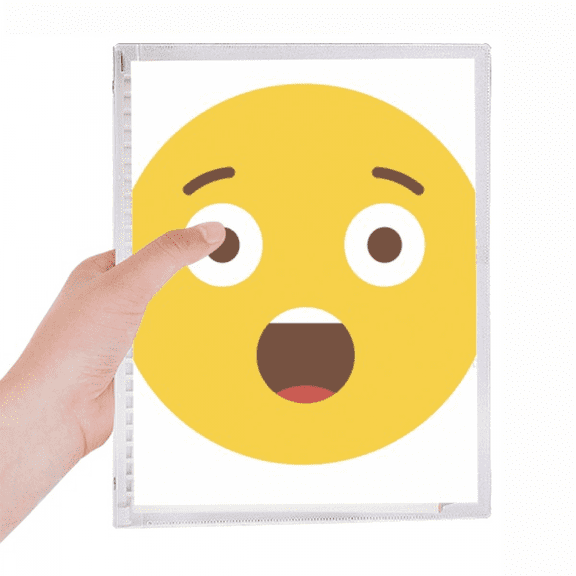 shock amazing yellow cute online chat notebook loose diary refillable journal statiry