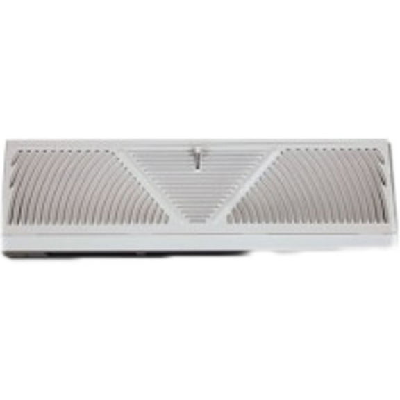 shoemaker 875-18 37377"x18" baseboard diffuser - white