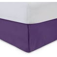 thumbnail image 1 of shop bedding harmony lane tailored bedskirt - 14 inch drop, twin, purple bed skirt with split corners (available in and 16 colors), 1 of 7