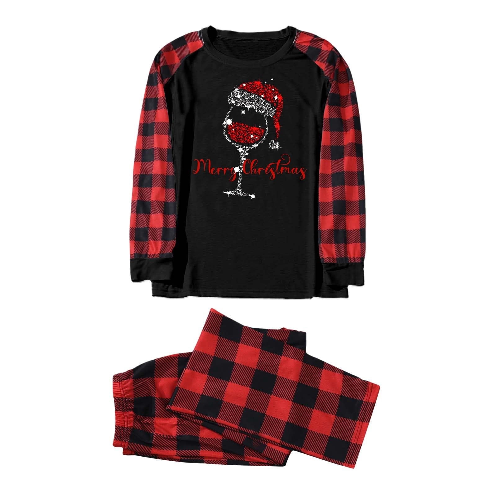 shoper 2025 Christmas Matching Sets for Family Long Sleeve Graphic ...