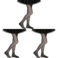 thumbnail image 1 of shoper 3-Pack Kids Fishnet Tights, Thigh Glitter Tights, Glittering Rhinestones, Girls Fishnet Tights for Dance 4-13 Years, 1 of 8