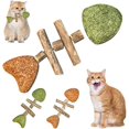 thumbnail image 1 of shoper 3PCS Purrident, Fix Your Cat’s Dental Health,2026 New Creative Fish Bone Cat Toy,Wooden Catnip Teeth Cleaning Stick, Natural Fishbone Cat Dental Toy,Durable Feline Tooth Care Tool, 1 of 8