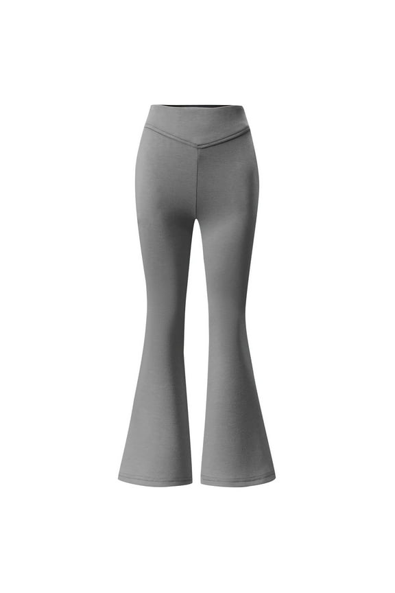 Bell Bottom Pants for Girls Kids School Uniform Pants Dressy Flare Bottoms for School for Everyday Casual Outdoor Activities Ages 5-14