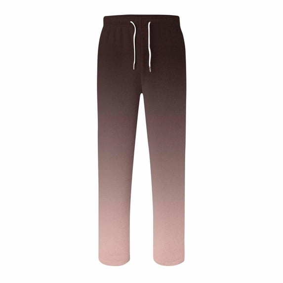 shoper Boys Baggy Cargo Sweatpants Straight Wide Leg Open Bottom Drawstring Elastic Waist Workout Athletic Joggers Sweat Pants (Color Gradient) Light Green