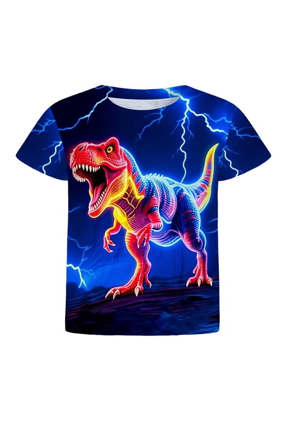 Boys Shirts Size 10-12 Round Neck Short Sleeve T-Shirts Fashion Casual Preppy Shirt 100 Days Of School Shirt Boys