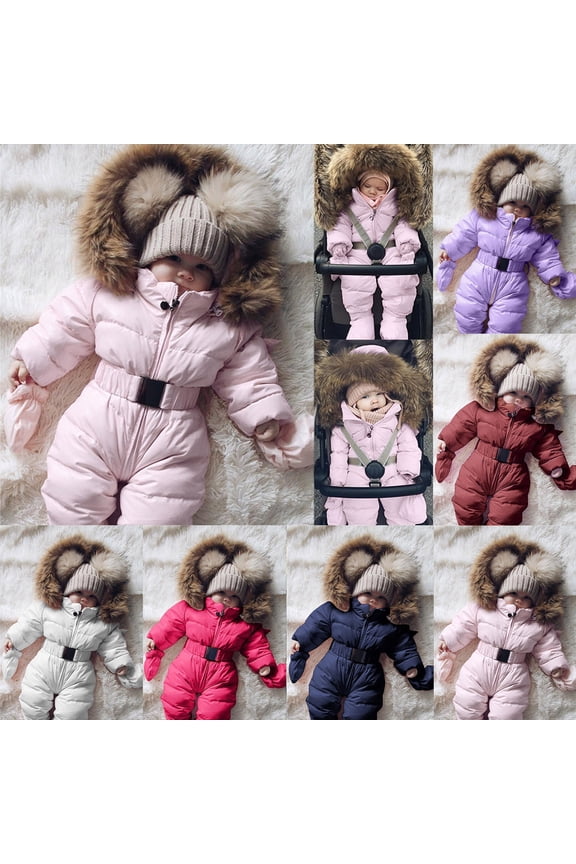 Boys Snow Suit 3t Winter Coat and Snow Pants Set Windproof Snowboard Outdoor Winter Toddler Girl Outfits Brown 60