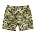 thumbnail image 1 of shoper Boys Swim Trunks Size 8 Red Boxer Brief Stretch Drawstring Beach Shorts Kids Boys Casual Soft Dinosaurs Print Swim Suit for Boys Size 6 6-12 Months, 1 of 4