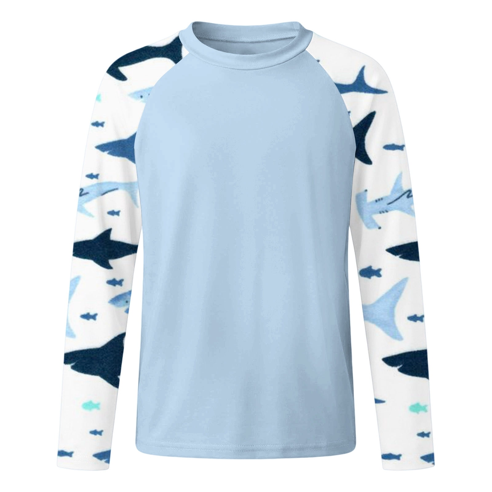 Baby Rash Ad shoper Boys UPF 50 Rash Guard Swim Shirt, Kids Youth Long Sleeve Sun ...