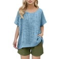 thumbnail image 1 of shoper Girl Tops 5t Round Neck Short Sleeve T-Shirts Cute Summer Tops Shirts for Kids, 1 of 7