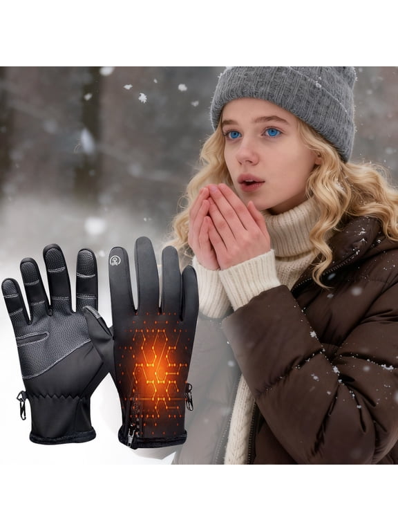 Heated Glove Liners for Men Women, Rechargeable Electric Heated Gloves, Winter Warm Glove Liners, Thin Gloves Riding Ski Snowboarding Hiking Cycling Hand Warmers