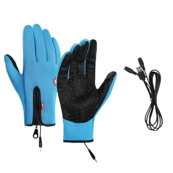 shoper Heated Gloves for Men and Women, Winter Full Finger Hand Warmers Electric Heated Gloves Skiing Cycling Golf Hiking