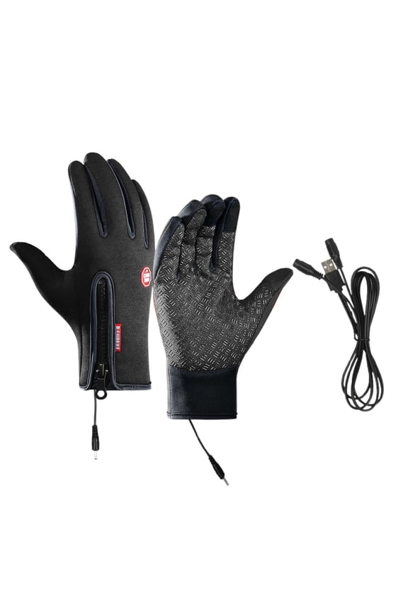 Heated Gloves for Men and Women, Winter Full Finger Hand Warmers Electric Heated Gloves Skiing Cycling Golf Hiking