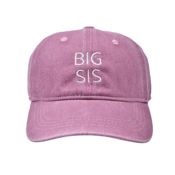 shoper Kids Embroidered Letter Baseball Cap Big Bro Outdoor Sun Washed Hat for Boys and Girls