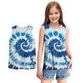 thumbnail image 1 of shoper Kids Tie Dye Tank Tops for Boys and Girls Sleeveless T Shirts Beach Tees Tank Tops Hippies Senior Tees, 1 of 5