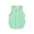 thumbnail image 1 of shoper Little Girls/Kids/Teen Quick Dry Tank Tops Undershirts Solid Quick Dry Active Athletic Sleeveless Shirts Pink 150, 1 of 6
