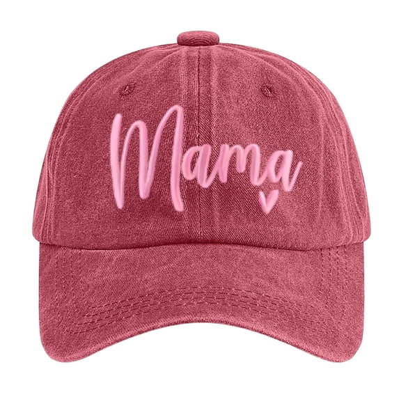 shoper MAMA Embroidered Lettered Casual Baseball Cap Adjustable Dad Hat for Everyday Wear for Kids
