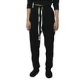 thumbnail image 1 of shoper Pajama Pants Women Soft Elastic Waist Drawstring Footing Sweatpant Fleece Lined Pants Joggers Warm Lounge Sleepwear (Black,M), 1 of 10