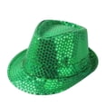 thumbnail image 1 of shoper Sparkly Sequin Top Hat for Kids Performance Dance Party Stage Show Accessory kids cowboy hat, 1 of 2