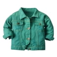 thumbnail image 1 of shoper Stylish Girls Denim Jacket Lightweight Outerwear Casual Coat for Everyday Use and Outdoor Adventures for Ages 6 Months to 7 Years, 1 of 4