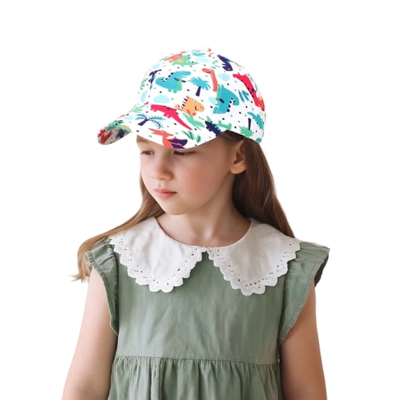 shoper Stylish Kid's Baseball Cap with Cartoon Prints for Boys and Girls Sun Adjustable Trucker Hat