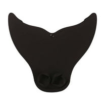 shoper Swim Fins for Adults & Kids Trendy Full Foot Monofin Snorkeling Gear Unisex Design for Swimming and Diving Black One Size