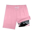 thumbnail image 1 of shoper Swim Trunks Toddler 2-3t Boxer Brief Elastic Waist Drawstring Short Pants Boys Casual Fashion Dinosaur Boys' Swimwear Size 7 Pink 5-6 Years, 1 of 5