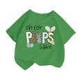 thumbnail image 1 of shoper T-Shirts for Girls 10-12 Crew Neck Graphic Print Short Sleeve T-Shirts Soft Back To School Shirt Girls' Tops, Tees & Blouses Green 130, 1 of 4