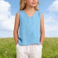 thumbnail image 1 of shoper Tank Tops for Girls 10-12 Sleeveless Summer Tops Fashion Black Camisole Soft Girl Clothes, 1 of 3