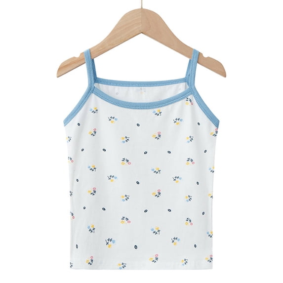 shoper Tank Tops for Girls 8-10 Sleeveless Tee Shirt Fashion Black Camisole Kid Clothes Girl