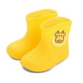 thumbnail image 1 of shoper Toddler Rain Boots Kids Easy-on Rain Shoes EVA Children Waterproof Shoes for Boys Girls Non- Sole Toddler Rain Boots with Elastic Ankle for Outdoor All Season, 1 of 2