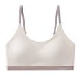 thumbnail image 1 of shoper Training Bra Bra for Girls Training Bra Supportive & Breathable Wire-Free Crop Cami for Early Development White L, 1 of 4