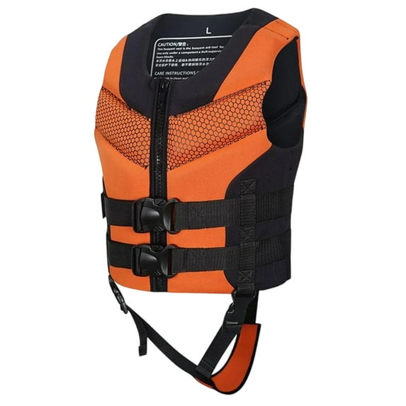shoper Type III Kids Float Vest Toddler Swim Jacket USCG Approved Swimming Aid with Dual Adjustable Straps for Ages 2-8 Orange S