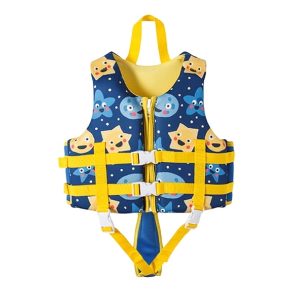 shoper USCG Approved Kids Buoyancy Swim Vest Toddler Float Suit Adjustable Safety Strap Aid for Pool & Beach Ages 2-9 Dark Blue M