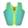 thumbnail image 1 of shoper USCG Approved Toddler Swim Vest Kids Float Jacket Swimming Aid for Children Boys and Girls 20-80 lbs with Dual Adjustable Safety Straps Green M, 1 of 5