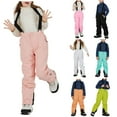 thumbnail image 1 of shoper Waterproof Snow Pants for Kids Lined Bib Pants Windproof Thermal Warm Insulated Snowboard Overalls Snowsuit for Boy and Girl Blue 5, 1 of 4
