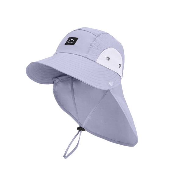 shoper Wide Brim Summer Sun Hat Bucket Hat for Kids Boys Girls Fisherman Style
