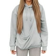 thumbnail image 1 of shoper Women's Hoodie with Cat Pocket, Funny Hoodies Pouch Hoodie for Women Kangaroo Pocket Dog Pouch Sweatshirts Breathable Pet Carry Bag Pullover Animal Holder Long Sleeve Tops, 1 of 7
