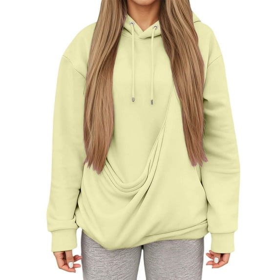 shoper Women's Hoodie with Cat Pocket, Funny Hoodies Pouch Hoodie for Women Kangaroo Pocket Dog Pouch Sweatshirts Breathable Pet Carry Bag Pullover Animal Holder Long Sleeve Tops
