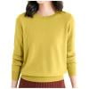 shoper Women's Merino Wool Sweater Crewneck Long Sleeve Pullover Tops Knit Loose Thin Fall Winter Sweater Blouse 2025