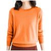 shoper Women's Merino Wool Sweater Crewneck Long Sleeve Pullover Tops Knit Loose Thin Fall Winter Sweater Blouse 2025