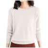 shoper Women's Merino Wool Sweater Crewneck Long Sleeve Pullover Tops Knit Loose Thin Fall Winter Sweater Blouse 2025