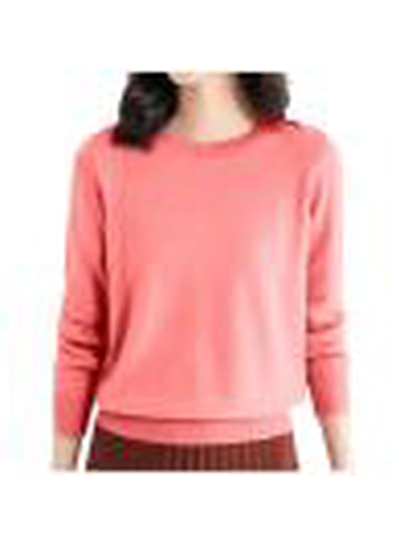 Women's Merino Wool Sweater Crewneck Long Sleeve Pullover Tops Knit Loose Thin Fall Winter Sweater Blouse 2025