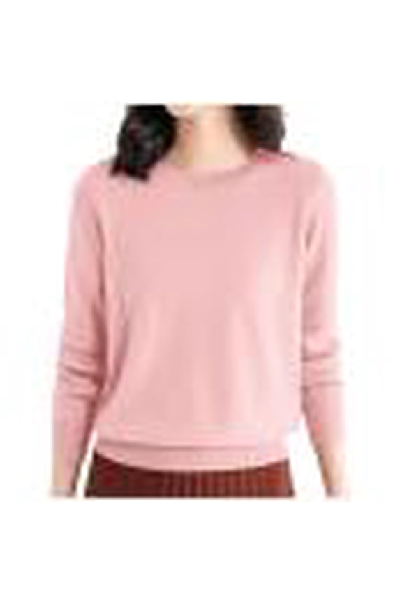 Women's Merino Wool Sweater Crewneck Long Sleeve Pullover Tops Knit Loose Thin Fall Winter Sweater Blouse 2025