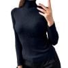 thumbnail image 1 of shoper Womens Turtleneck Sweater, Black Ribbed Sweaters Knit Slim Fit Lightwight Pullover Tops Long Sleeve Fall Fashion Clothes 2025, 1 of 6