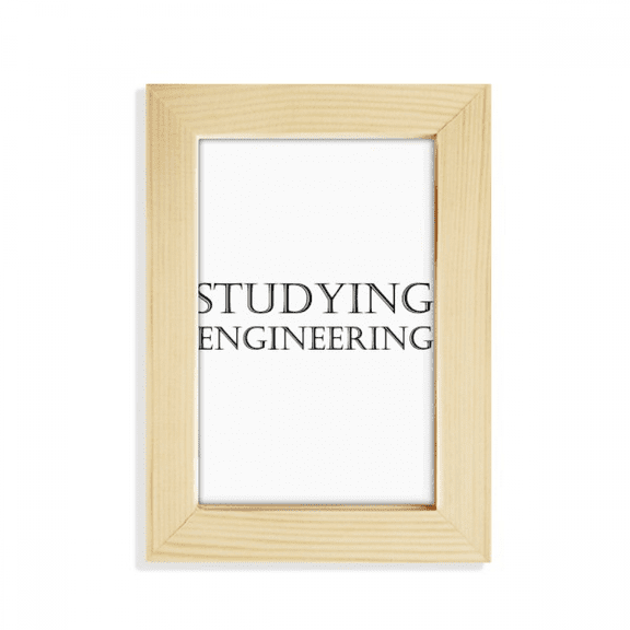 short phrase studying enginee desktop display photo frame picture art painting 5x7 inch