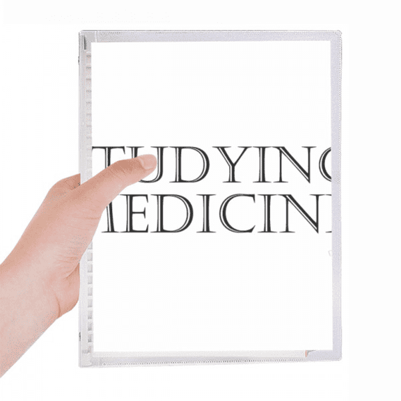 short phrase studying medicine notebook loose diary refillable journal statiry