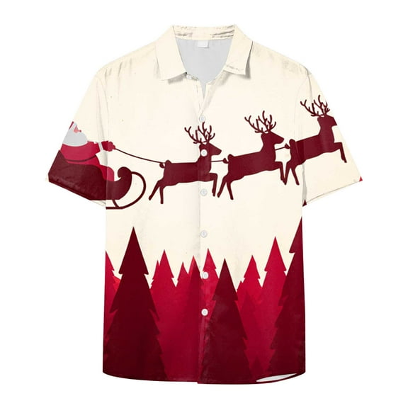 short sleeve button down men men button down shirt Button Down Shirt Men - Beach Short Sleeve Shirts with Pocket