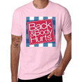 thumbnail image 1 of short sleeve shirt elaxed Fit Graphic T Shirt for Men - Casual Short Sleeve Tee with Funny 'Back And Body Hurts' Print for Summer, Spring, 1 of 2